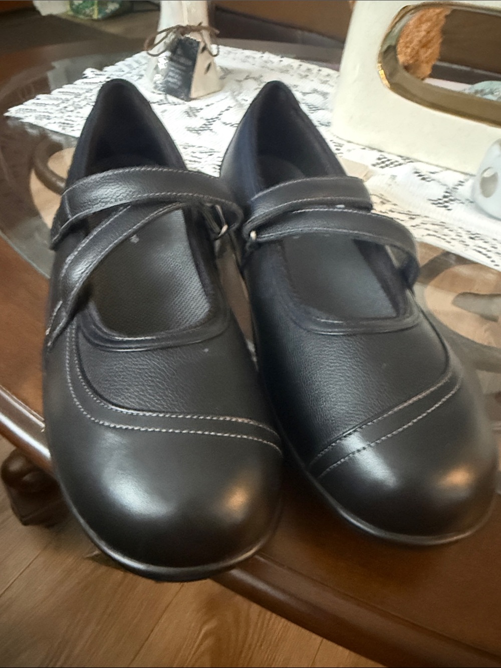 Women’s Black Mary Jane Comfort Flats